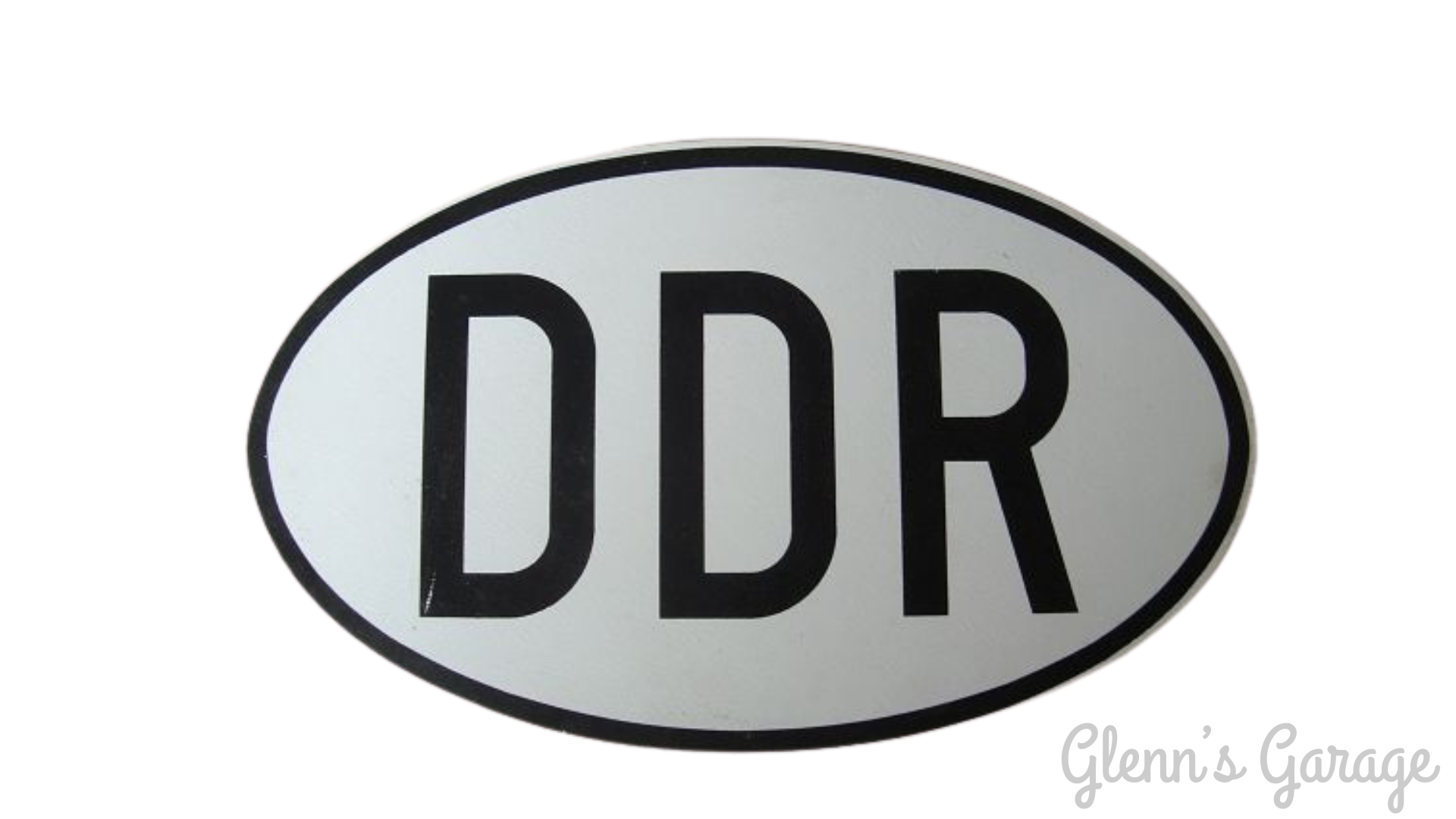 DDR Kunststoffschild Hoheitszeichen – Originalteil für Trabant, Wartburg, Barkas, Restaurierung
