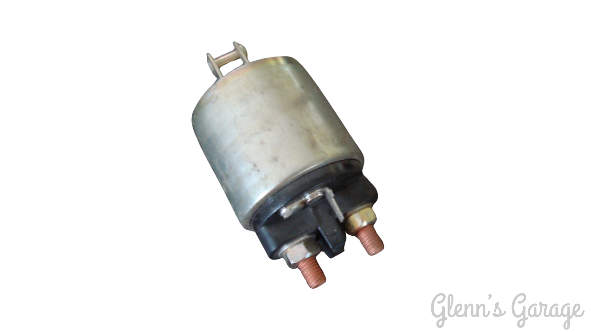 Magnetschalter Zugmagnet Anlasser Lada 2108 Niva – Ansicht von unten mit Anschlusskontakten, DDR Originalteil 2108-270458