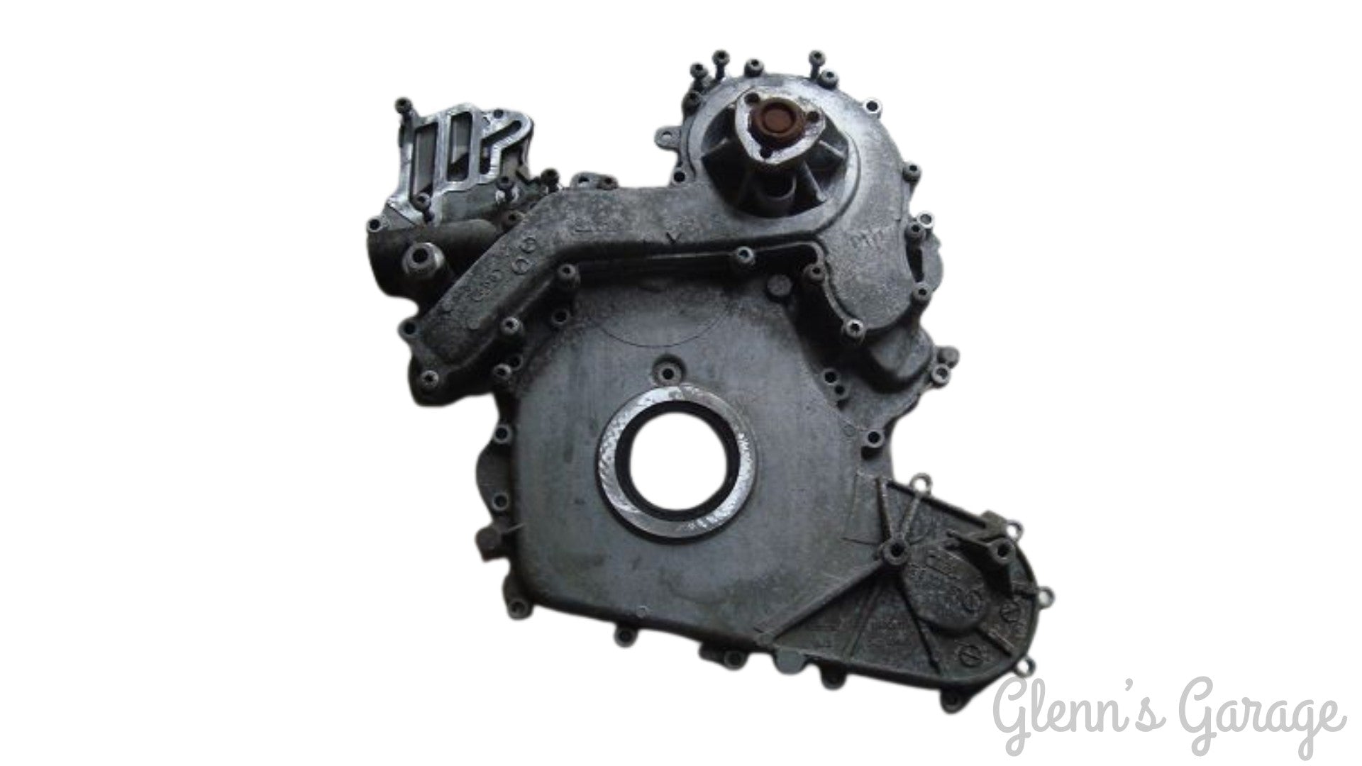 gebrauchter Stirndeckel Steuergehäuse inkl.Wasserpumpe Audi A6 4G 059 103 153 in OVP