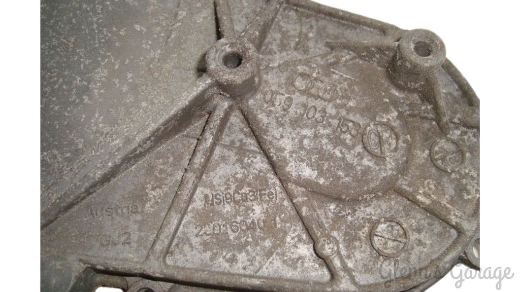 gebrauchter Stirndeckel Steuergehäuse inkl.Wasserpumpe Audi A6 4G 059 103 153 in OVP