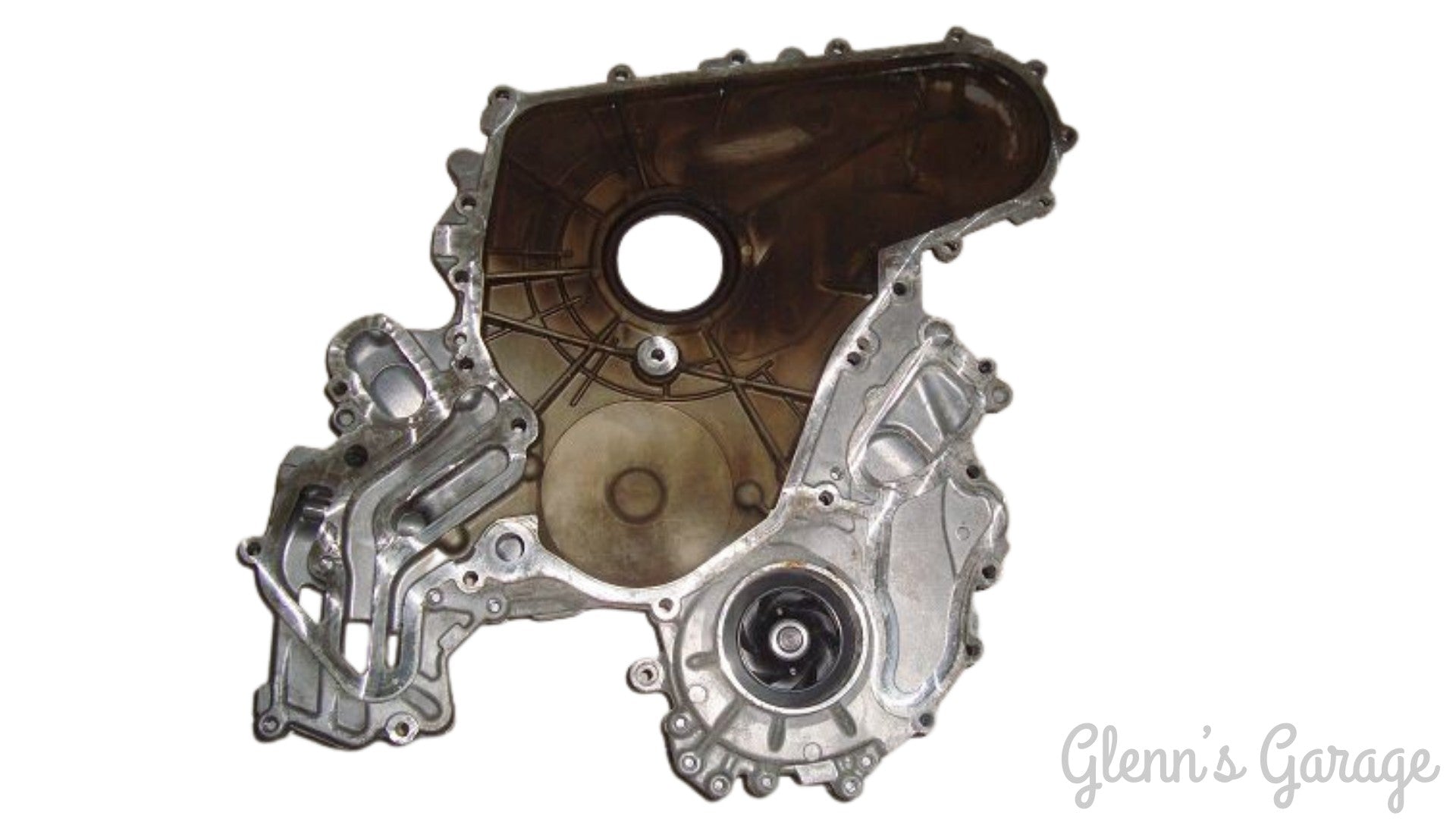 gebrauchter Stirndeckel Steuergehäuse inkl.Wasserpumpe Audi A6 4G 059 103 153 in OVP